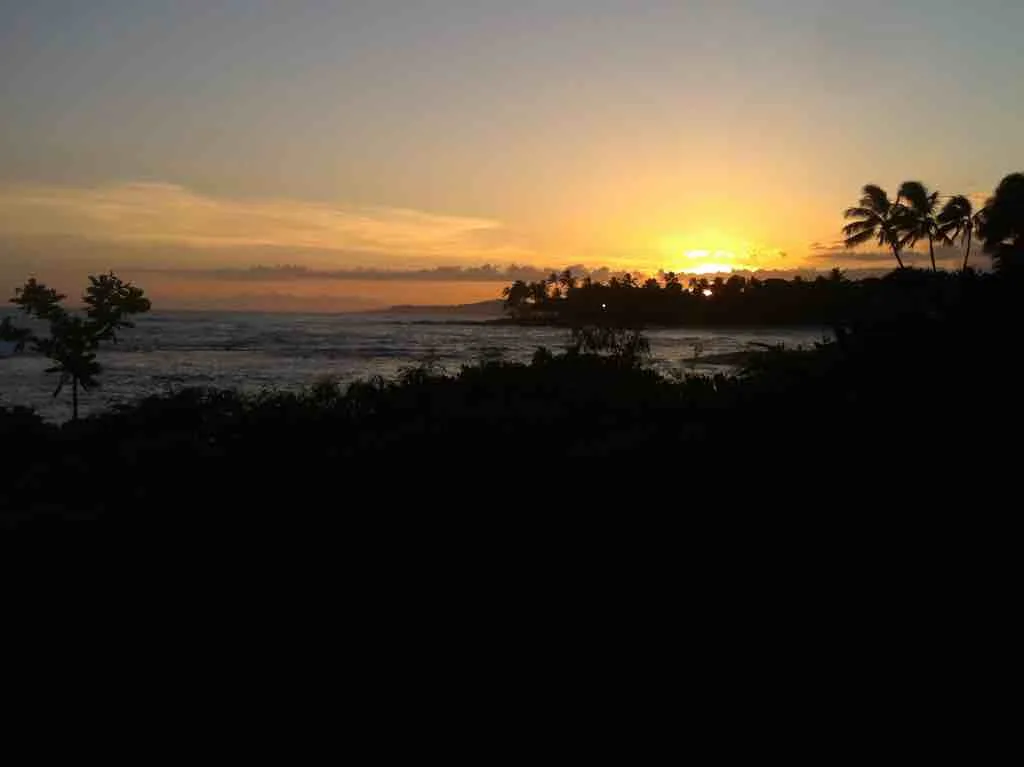 Hawaii sunset