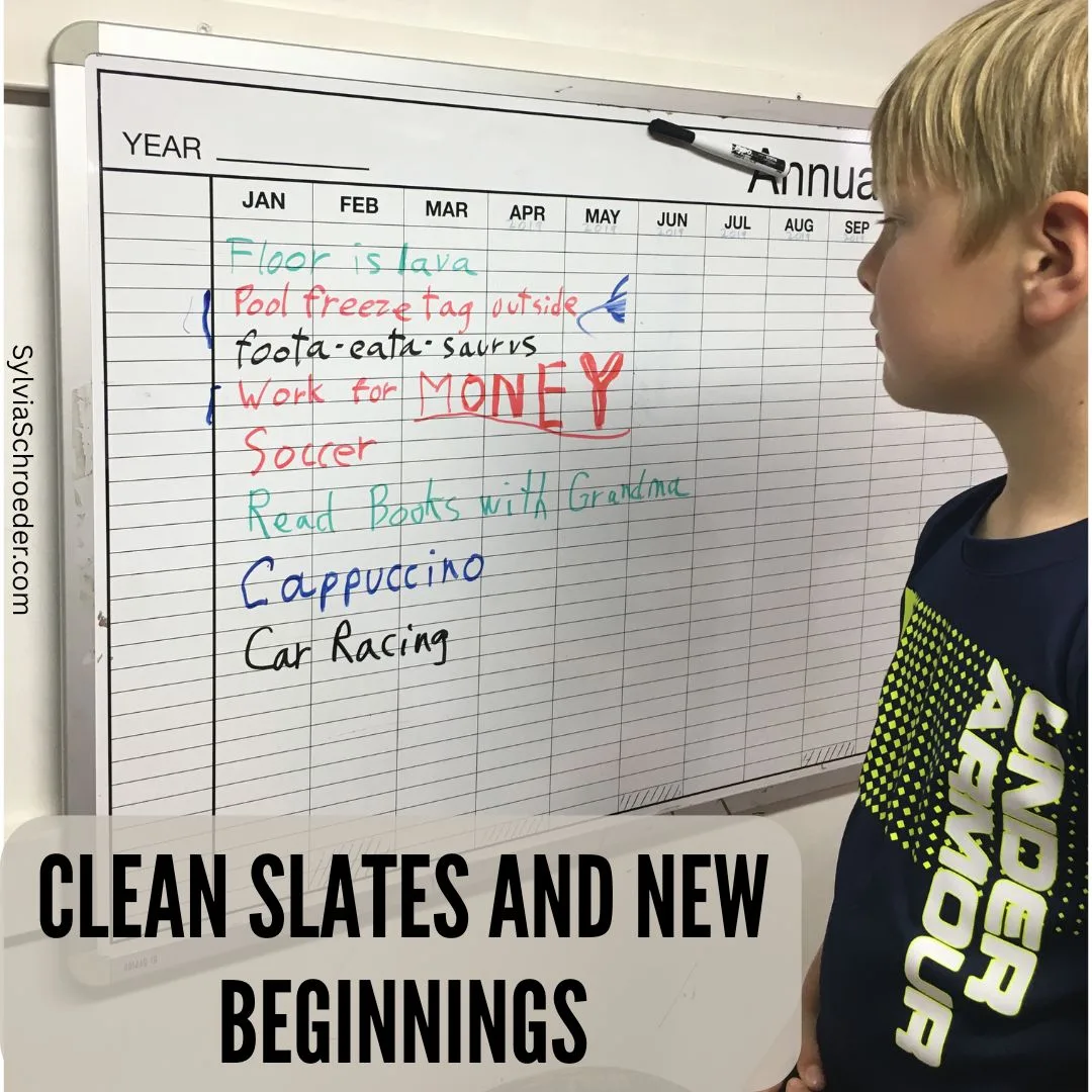 Clean Slates And New Beginnings